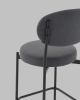 Стул полубарный Бриф DD велюр темно-серый