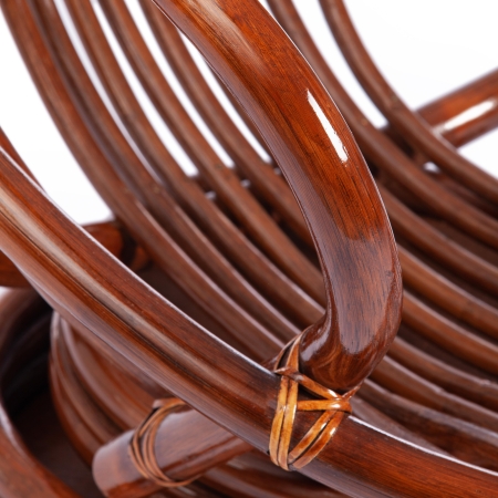 Кресло вращающееся "FLORES" 5005 без подушки, орех