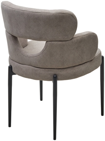 Стул VALTER AR627-11B молочный, ткань, черный каркас