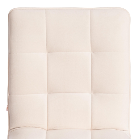 Кресло ZERO флок, молочный