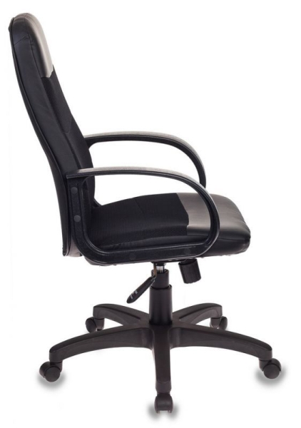 Кресло руководителя Бюрократ CH-808AXSN черный искусст.кожа/ткань крестовина пластик