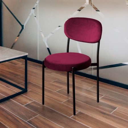 Стул Mason бархат винно-красный Стул Mason бархат винно-красный