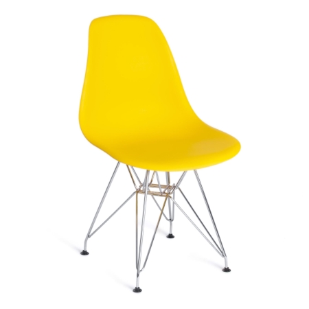 Стул Secret De Maison CINDY IRON CHAIR (EAMES) (mod. 002)металл, пластик, 51x46x82,5, желтый