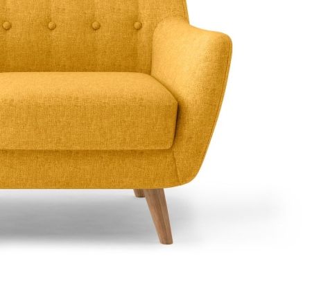 Диван Picasso двухместный горчичный