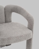 Стул Болинджер букле светло-серый