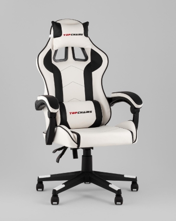 Кресло спортивное Shadow TopChairs бело-черный