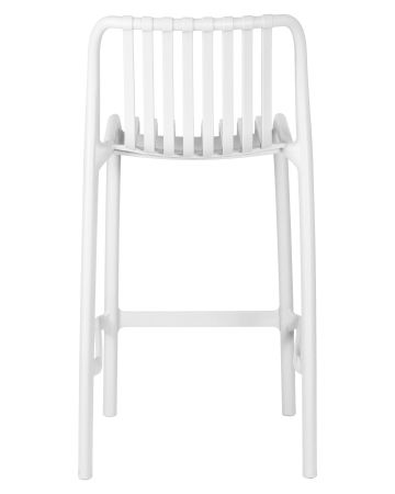 Стул полубарный CHLOE белый