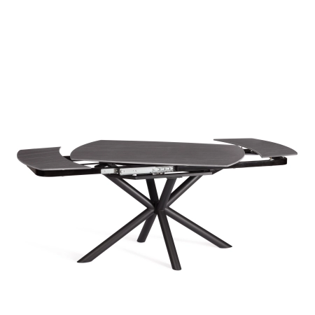 Стол обеденный Winston серый, металл и керамика, прямоугольная столешница