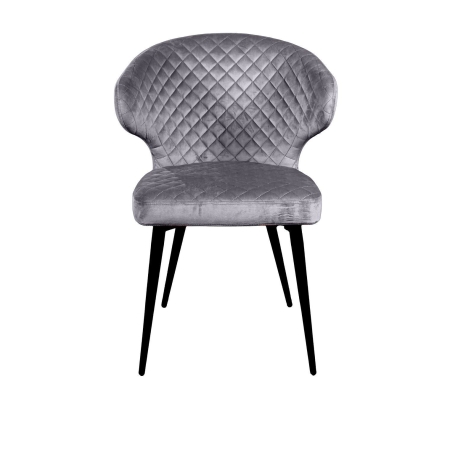 Стул Richard бархат серый