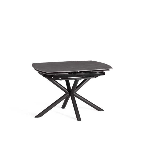 Стол обеденный Winston серый, металл и керамика, прямоугольная столешница