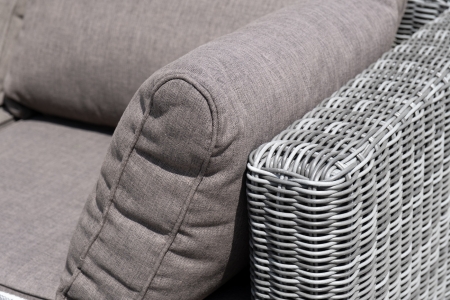 "Лунго" трансформирующаяся лаунж-зона из искусственного ротанга, цвет графит