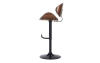 Стул барный JY1076 коричневый/черный фото в интернет-магазине Stoolmarket
