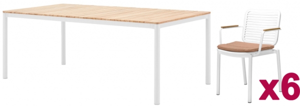 Комплект металлической мебели Tagliamento Armona Комплект металлической мебели Tagliamento Armona