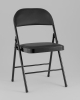 Стул складной GJ-22 черный иск.кожа фото в интернет-магазине Stoolmarket