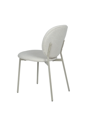 Стул обеденный Pip бежевый кремовые ножки