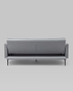 Диван прямой Кассель велюр серый