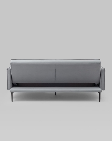 Диван прямой Кассель велюр серый