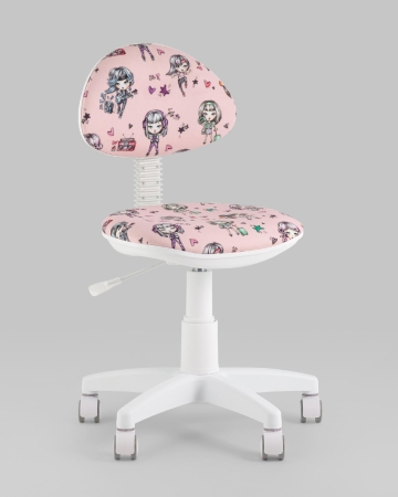 Кресло компьютерное детское УМКА Girls пластик белый