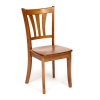 Стул IGLESIAS с твердым сиденьем (mod. D-84E) темное дерево