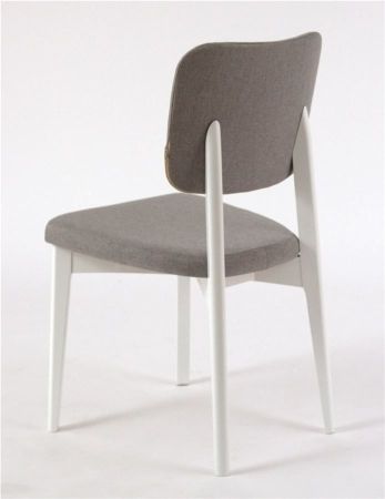 Стул "Орион" белая эмаль, ткань Kiton 05