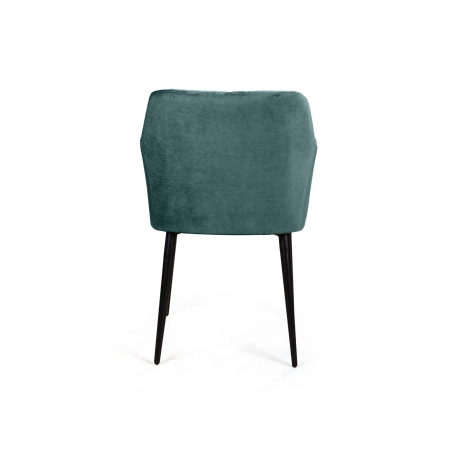 Стул с подлокотниками Robert бархат зеленый