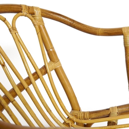 Комплект террасный AKIRA с подушкой 54х60х78 см, D 46х40 см, натуральный