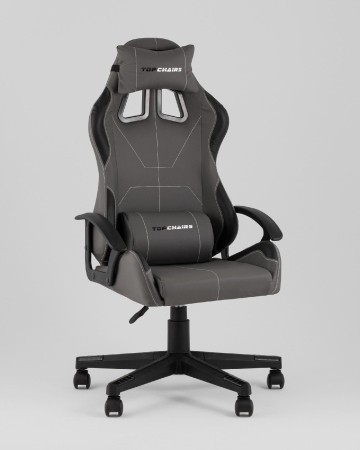 Кресло спортивное Wyvern TopChairs серо-черный