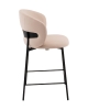 Стул полубарный Блейз велюр молочный Стул полубарный Блейз велюр молочный