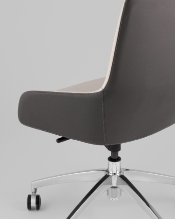 Кресло офисное Soulo TopChairs светло-серый, серый