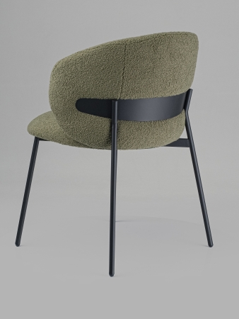 Стул для кухни SOLIS зеленый экомех HUSH 617