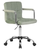 Офисное кресло для персонала TERRY мятный велюр MJ9-87