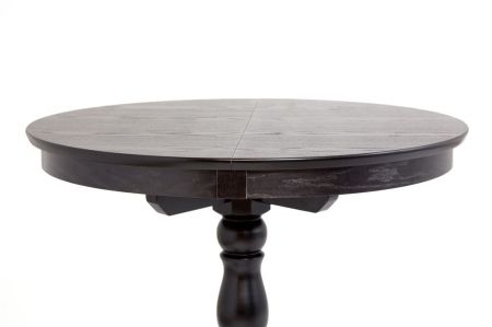 Стол круглый раздвижной из массива дерева венге