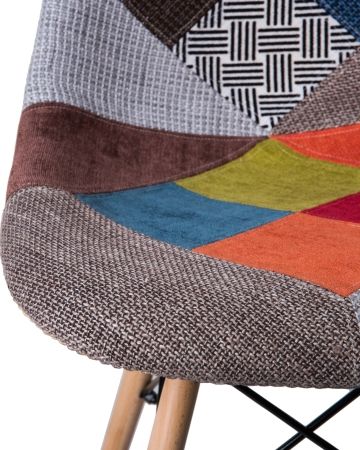 Стул обеденный DSW ножки светлый бук, мозаика