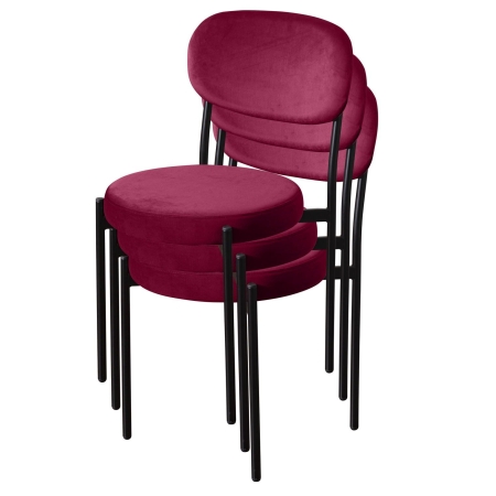 Стул Mason бархат винно-красный Стул Mason бархат винно-красный