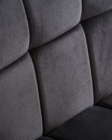 Стул барный DOMINIC черный велюр MJ9-101