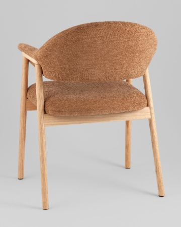 Стул обеденный Tavu с деревянными ножками терракотовый Стул обеденный Tavu с деревянными ножками терракотовый