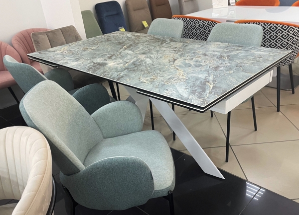 Стул NIKKI VF113 светлая мята, VF115 серо-зеленый