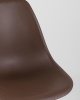 Стул Eames Style DSW коричневый x4 (разборный каркас)