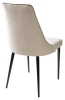 Стул NEPAL-P латте #25 велюр, черный каркас