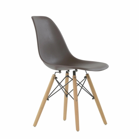 Стул Eames style темно-коричневый