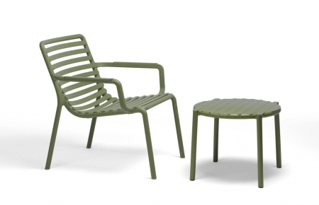 Лаунж-кресло пластиковое Doga Relax агава