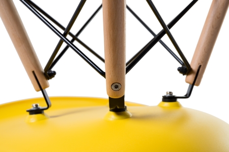 Стул обеденный LMZL-PP623 ножки светлый бук сиденья желтый