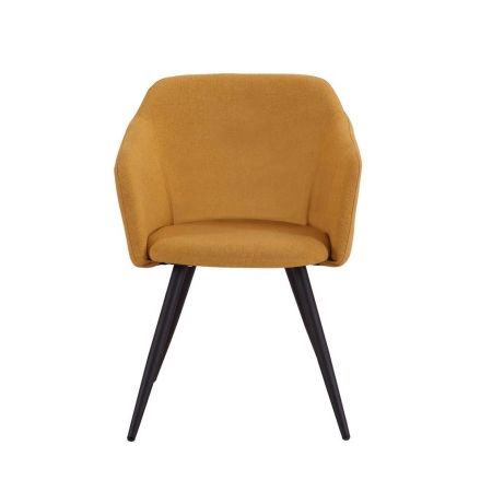 Стул DC-1727-2 желтый PK598B-4 с черными ножками