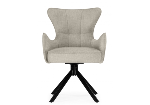 Стул на металлокаркасе Atlanta бежевый, черный