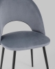 Стул Меган SN велюр серый