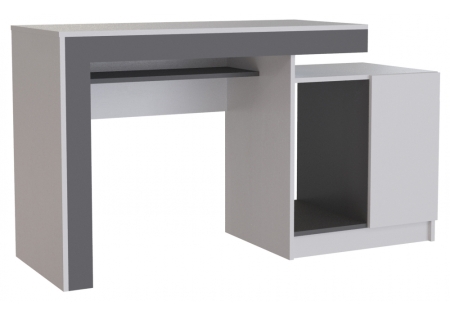 Компьютерный стол Модена белый, графит Компьютерный стол Модена белый, графит