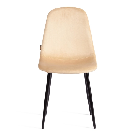 Стул BREEZE (mod. JSC-58) велюр и металл, коричневый, черный