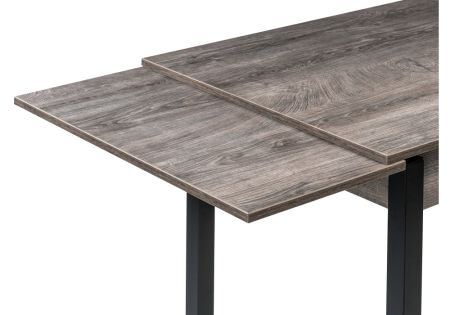 Стол деревянный Форли дуб рошелье, черный матовый