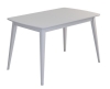 Стол "Одиссей-1" белый, ножки белый, шпон бук