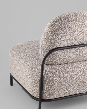 Кресло Стоун new ткань букле серо-бежевый